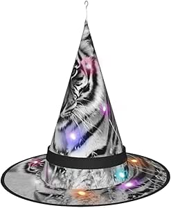 halloween witch hat string lights