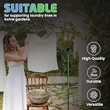ACCURATE 2.4M Extending Washing Line Prop Pole - Heavy Duty with G Hook view 3