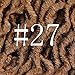 LEEONS 6Packs/Lot 12'' Wavy Faux Locs Crochet Synthetic Braiding Hair Pre-loop Crochet Braids Soft Curly Faux Locs Hair Extensions Braids Dreadlocks 20Roots/PCS(12inch,#27)
