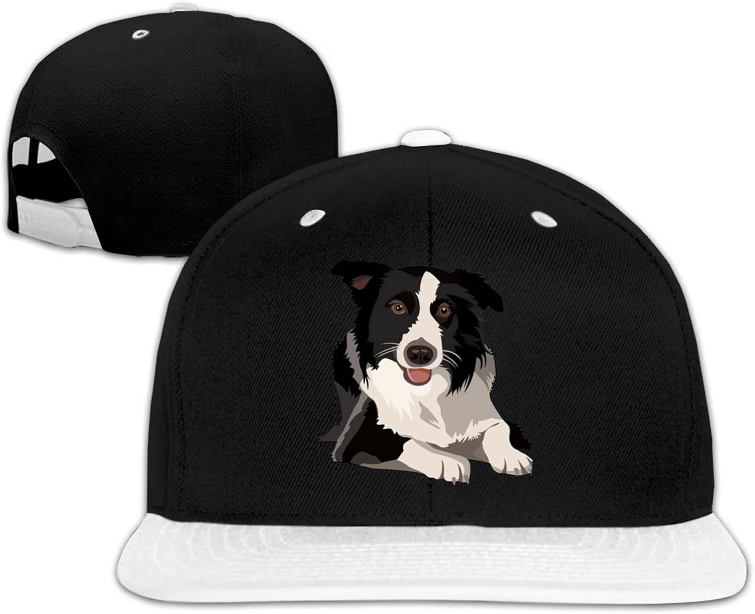 Caimizogojocrz Border Collie Dog Baseball Cap Retro HipHop Cap Sports