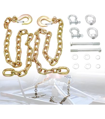 thumbnail image 2 of Andersen Ultimate Connection Plate Andersen Hitch Parts RULLINE Safety Chains Plate Towing Accessory With 1 2 Quot Shackles 392241 5th Wheel 2 of 13
