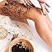 16 Oz Organic Coffee Body Scrub with Dead Sea Salts and Essence of Peppermint Oil - FREE EBOOK - Promotes Natural Collagen Production, Exfoliates Skin, Reduces cellulite and stretch marks