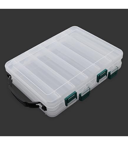 Amazon.com : J Deez Amish Outfitters Double Sided Crankbait Box (10  Compartments) : Sports & Outdoors