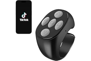 TikTok Scrolling Ring – While Cooking, Doing Yoga, or Running, Catch Every Viral Video Without Touching Your Screen, Compatible With iPhone &amp; Android, A Fun Gift for TikTok Lovers and Creators.(Black)5.0 out of 5 stars 51$9.99