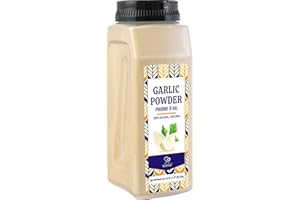 Soeos Pure Ground Garlic Powder, 22 oz (624 g), 100% Natural, Great for Cooking, Baking, Seasoning & Marinades.