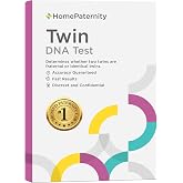 HomePaternity Twin DNA Test, Fast Results, Highest Accuracy Available with Up to 34 Genetic Markers Tested, All Lab Fees &amp; Shipping Included, Identical or Fratneral Twins