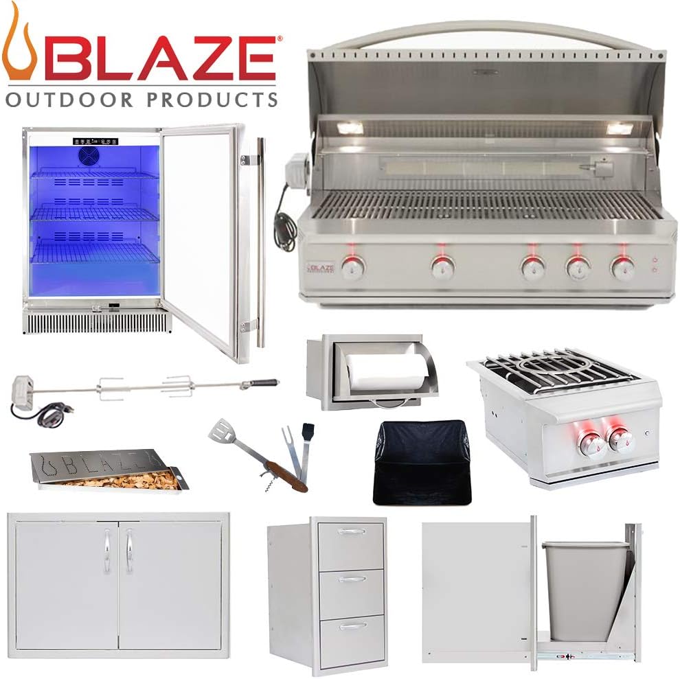 Review Blaze Professional 4Burner Propane Grill with Power Burner