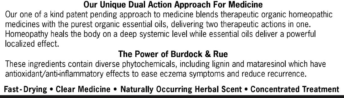 Forces of Nature – Natural, Organic Eczema Care (11ml) Non GMO, No Harmful Chemicals or Steroids –Relieve Dry, Itchy, Red, Irritated Skin while Soothing, Restoring Skin: Health & Personal Care