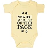 SproutJoy Member of the Pack Baby Bodysuit Baby Announcement Bodysuit Funny Babies Clothes Unisex Clothes