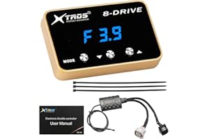 GWNOWZZET Throttle Response Controller for Nissan 350Z 370Z Xtrail Navara D22,for Infiniti M35/M45 FX35/45 G35,for Renault Trafic Espace, Smart Electronic Throttle Accelerator 9 Strength Adjustable(WAK-719)