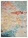 Nourison Celestial Modern Abstract Sealife 7'10'' x 10'6'' Area-Rug, Easy-Cleaning, Non Shedding, Bed Room, Living Room, Dining Room, Kitchen (8x10)