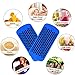 150 Grids Small Silicone Ice Cube Trays Mini Heart Shaped Candy Chocolate Molds, VIWIEU Sonic Ice Mold Maker 2 Pack Chill Your Drink Faster,Tiny Ice Works Great for Blender