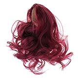 Fityle Fashion Middle Parting Long Curly Straight