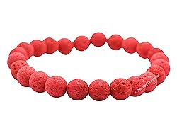 Red Lava Bracelet for Women Men's Gifts