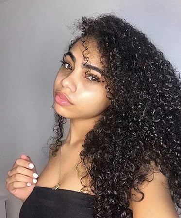 Amazon Com Maxine 12 Short Kinky Curly Wigs For Women Black