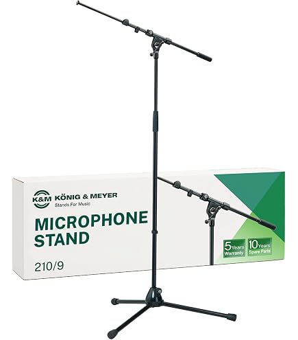 Amazon.com: K&M 26145 Microphone Stand : Musical Instruments