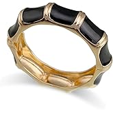 KummerSaprk Colorful Bangle Bracelets for Women Gold Chunky Bangles Bamboo Bracelet Jade Bracelet for Women Trendy 2025