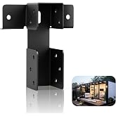 𝟐𝟎𝐏𝐂𝐒 Shipping Container Interior Brackets for 20ft Containers, Fits 2&times;4/2&times;6 Lumber, Shipping Container Bracket Self-Leveling Framing for Homes, Storage &amp; Workshop Conversions