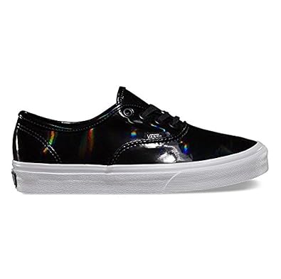 vans negro piel
