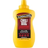 Plochman&rsquo;s Chili Dog Mustard, 15 oz, Perfect for Hot Dogs, Burgers, Pretzels, Fries &amp; Dipping - Smooth Chili-Flavor Condiment in Squeeze Bottle