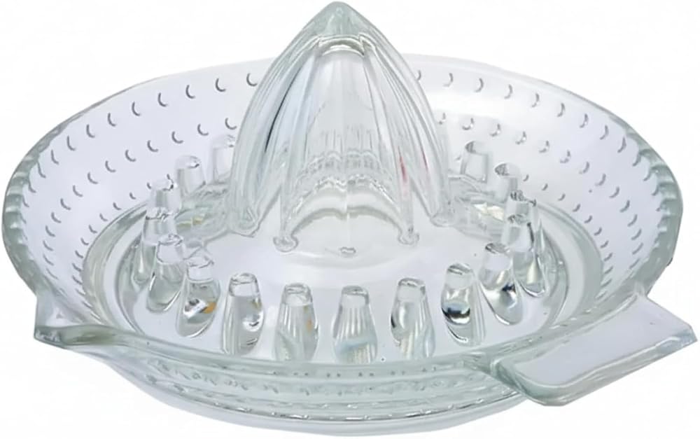 Dexam Traditional Glass Citrus Lemon Squeezer 14.5 cm Dishwasher Safe