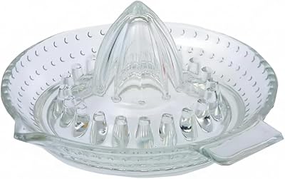 Dexam Traditional Glass Citrus Lemon Squeezer 14.5 cm Dishwasher Safe