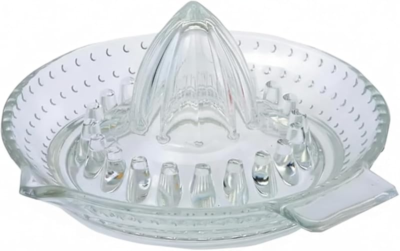 Dexam Traditional Glass Citrus Lemon Squeezer 14.5 cm Dishwasher Safe