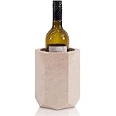 Radicaln Marble Wine Chiller Bucket 6.5" Inches Verona Handmade Beverage Cooler & Champagne bucket for Bar Accessories, Ideal Wine Bottle Holder & Small Cooler for Home Decoration