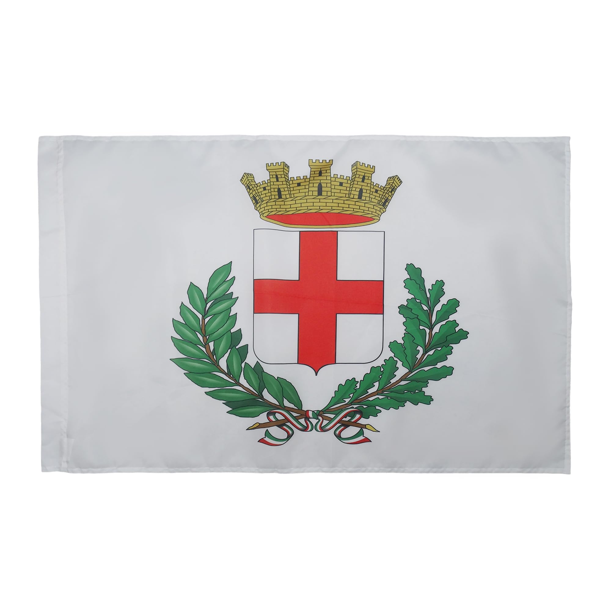 AZ FLAG - City of Milan coat of arms Flag - 3x5 Ft - Milano Banner with Sleeve - 100% Polyester - Fade Resistant - Vivid Colors - 3' x 5' Feet - 150x90 Cm