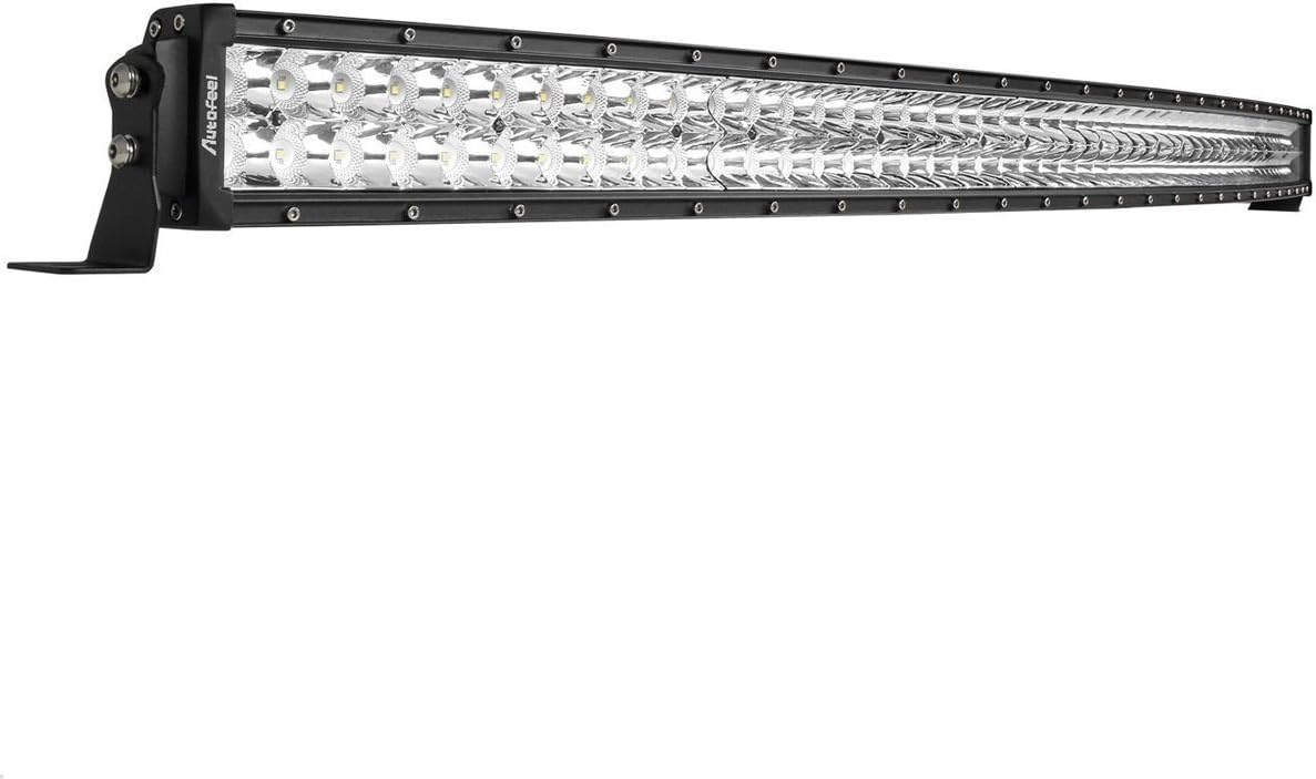 Led Light Bar Autofeel 2 Row 52 Inch Curved Work Light Bar Off road Fog Light Bar for Jeep ATV,2 Year Warranty