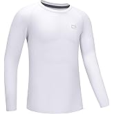 G Gradual Boys Youth Compression Shirt Long Sleeve Football Baseball Undershirt Quick Dry Sports Base Layer for Boy