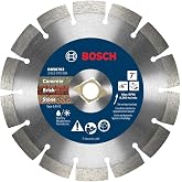 BOSCH DBS0702 7 in. Premium Segmented Rim Blade for Rough Cuts