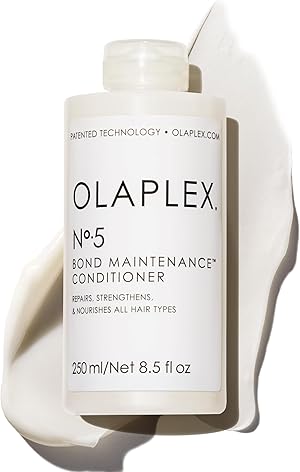 Olaplex Nº.5 Bond Maintenance™ Hair Strengthening Conditioner: Repairs Damage & Defend Against Future Breakage | Reduce Frizz | For Coily, Curly, Straight, and Wavy, 250 mL / 8.5 Fl. Oz.