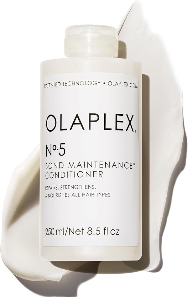 Olaplex Nº.5 Bond Maintenance™ Hair Strengthening Conditioner: Repairs Damage & Defend Against Future Breakage | Reduce Frizz | For Coily, Curly, Straight, and Wavy, 250 mL / 8.5 Fl. Oz.