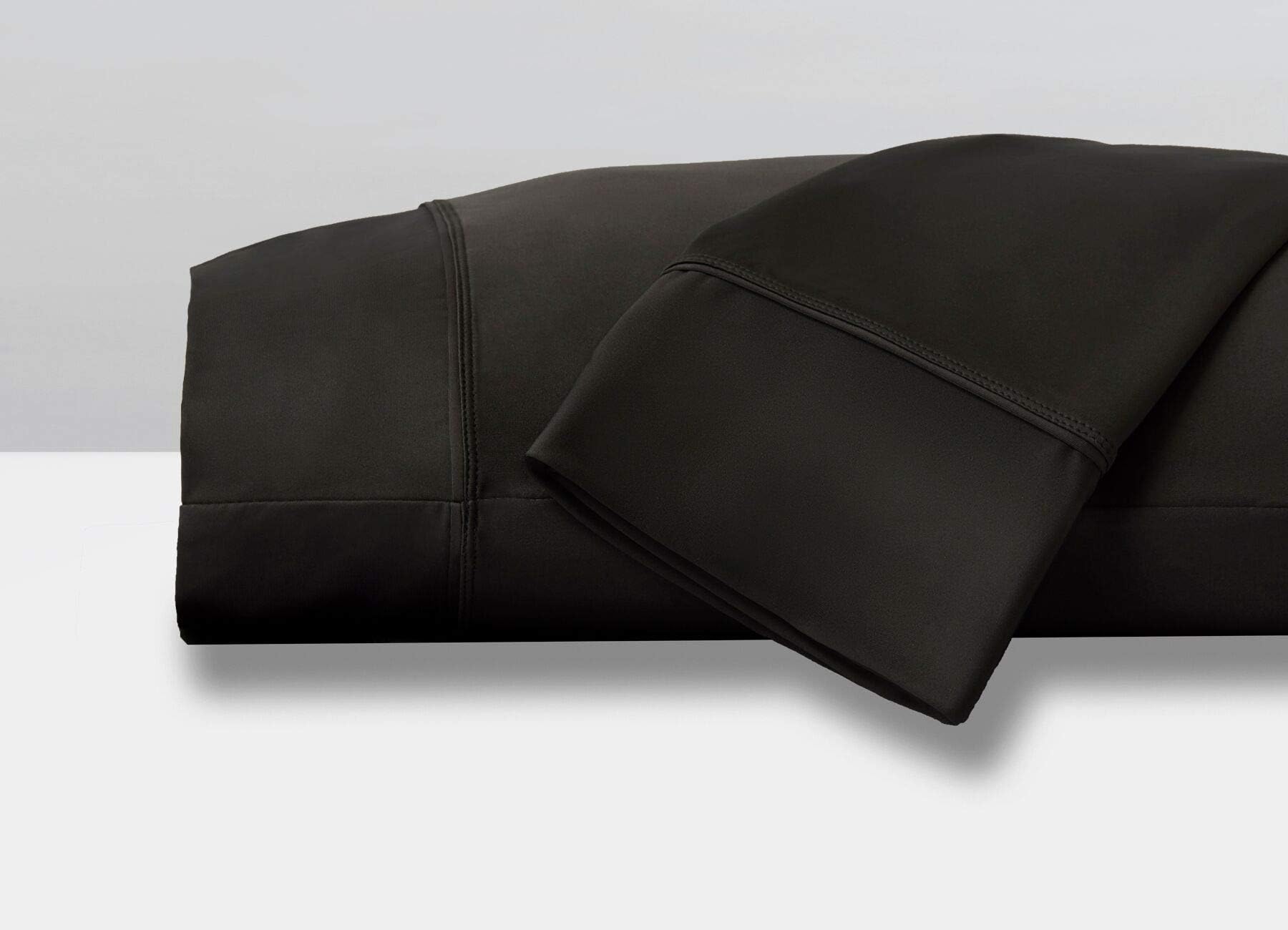 SHEEXOriginal Performance Cooling Pillowcases, Ultra-Soft Standard Pillowcase Set, 2 Cooling Pillow Covers, Black