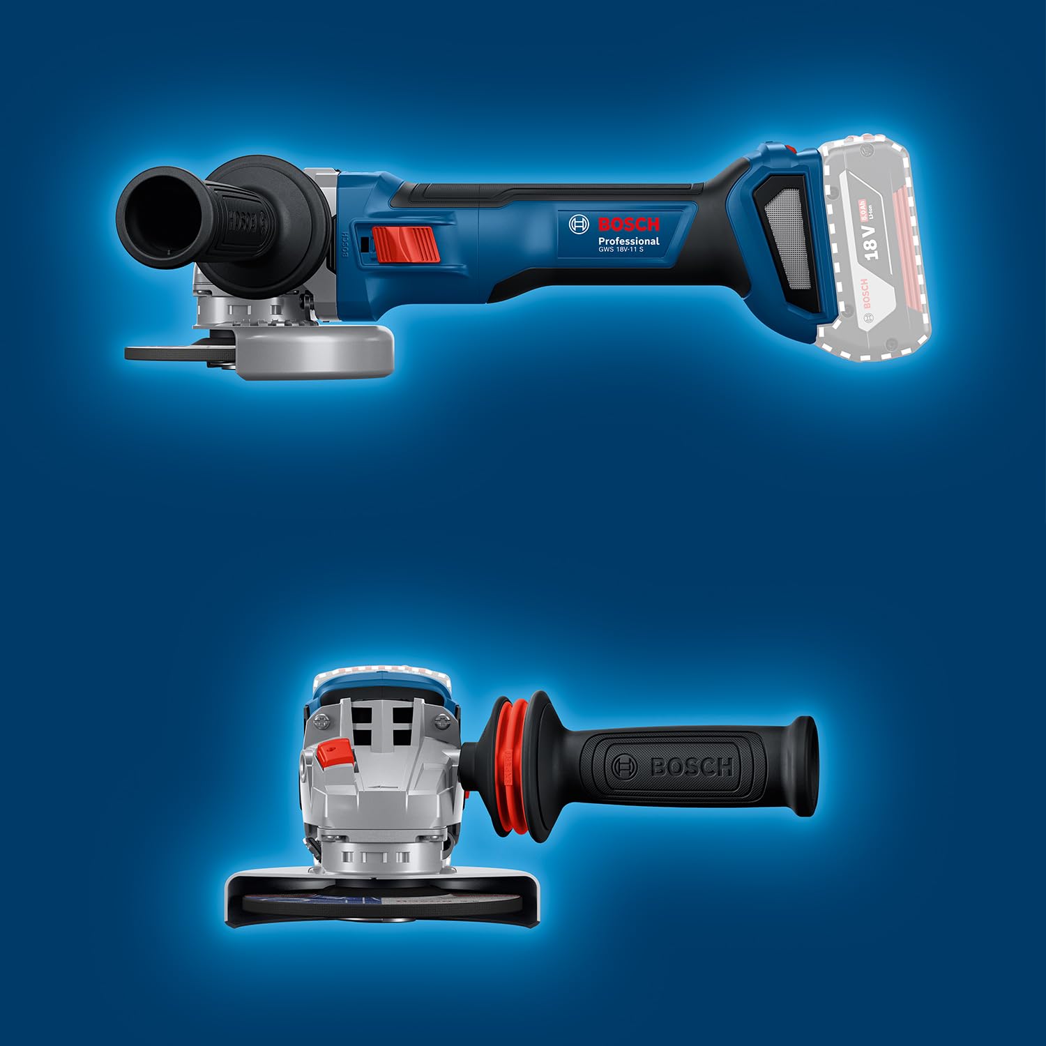 Bosch Professional 18V System Akku-Winkelschleifer GWS 18V-11 S (Scheibendurchmesser 125 mm) 7