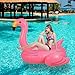 Flamingo Pool Float, PACKGOUT Pink Giant Inflatable Flamingo Pool Raft Toys with Double People Use Of Large Buoyancy
