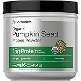 Pumpkin Seed Protein Powder Organic | 16 oz | Vegetarian, Gluten Free, and Non-GMO Formula | Keto and Paleo Supplement | 15g 