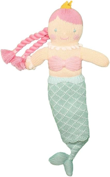 knitted mermaid doll