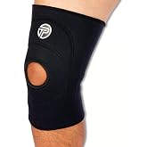 Pro-Tec Athletics Open Patella Knee Sleeve, Therapeutic Warmth | Open patella design, therapeutic warmth and compression, arthritis and patello-femoral support, joint stability