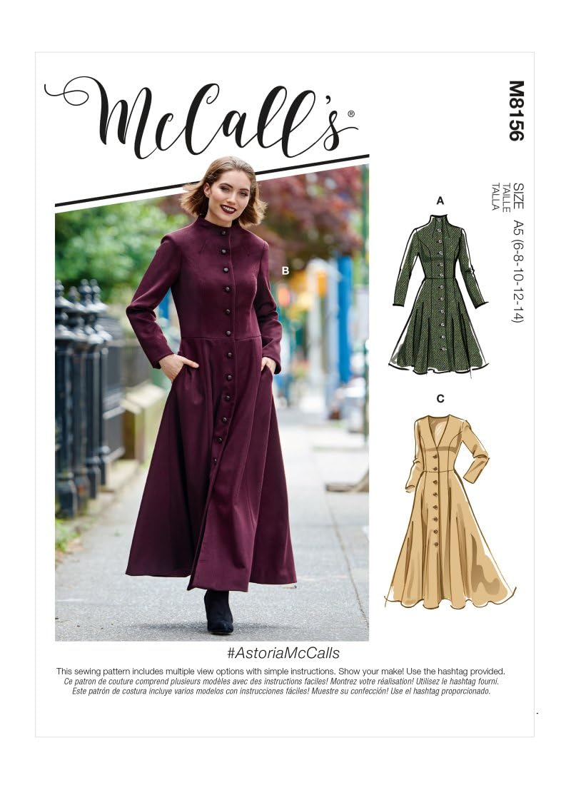 McCalls M8156F5 Misses Jacket, F5 (16-18-20-22-24)
