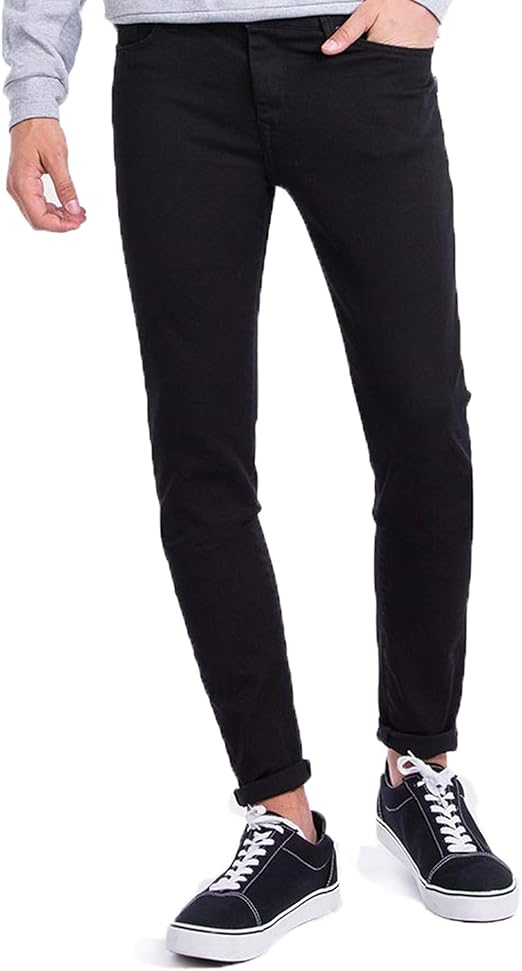 mens skinny black jeans uk
