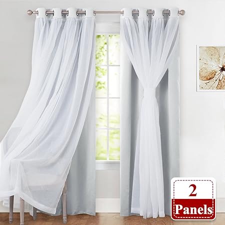 Pony Dance Kids White Blackout Curtains Panels Thermal Insulated