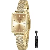 HANNAH MARTIN Watches for Women Waterproof Ladies Analog Quartz Wrist Watches Stainless Steel Band Fashion Dainty Female Watch Luxury Bracelet Diamond