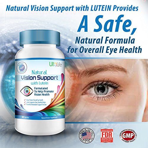 1 BEST VITAMINS FOR EYES Natural Vision Support w/ Lutein by