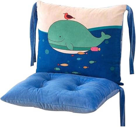 Amazon Co Jp 漫画の取り外し可能な椅子クッションファッションストラップチェア パッド ホーム キッチン