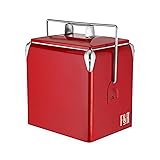 Foster & Rye Stainless Steel Retro Cooler, Vintage