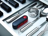 Joseph Joseph Rota Folding Knife Sharpener Red, Non Slip, Coarse and Fine Wheels view 5