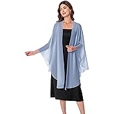 Baoqiya Chiffon Shawls and Wraps Wedding Party Shawl Scarf for Women Bridal Evening Dress on Special Occasion Dresses