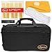 Lazarro 150-BU-L B-Flat Bb Clarinet Royal Blue-Silver Keys with Case, 11 Reeds, Care Kit and Many Extras